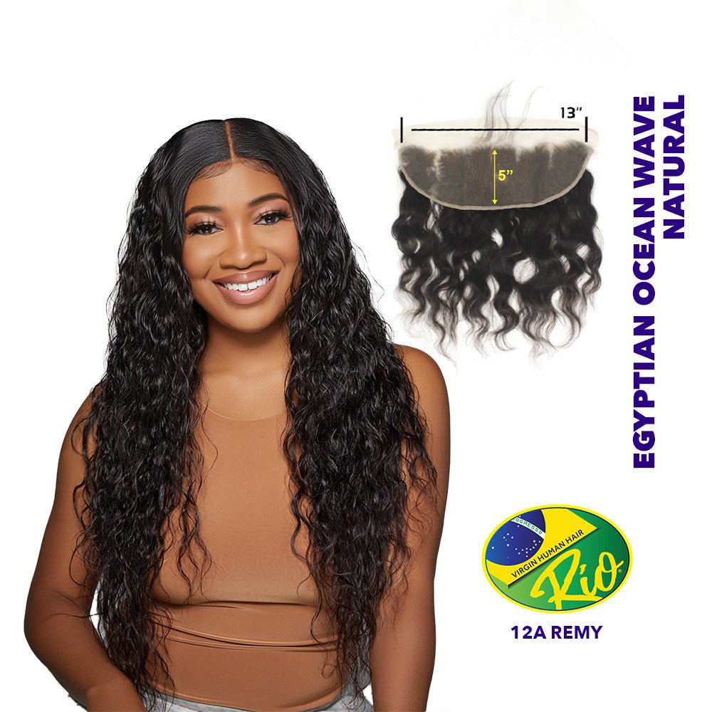 Rio 100% Virgin Human Hair 13x5 Frontal - Egyptian Ocean Wave