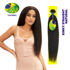 Rio 100% Virgin Human Hair Kinky Straight Single Bundles - Natural Color