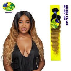 Rio 100% Virgin Human Hair Malaysian Wave Single Bundles - Dipped In Gold