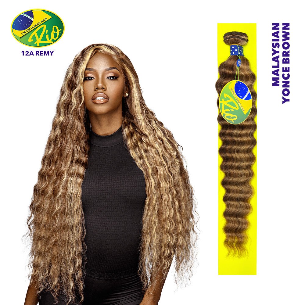 Rio 100% Virgin Human Hair Malaysian Wave Single Bundles - Yonce Brown