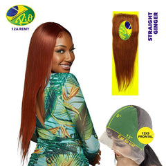Rio 100% Virgin Human Hair Straight 13x5 Frontal - Ginger