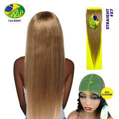 Rio 100% Virgin Human Hair Straight 5x5 Closure - #27