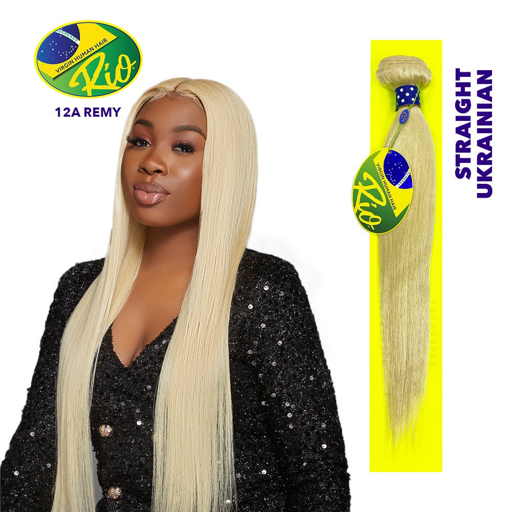 Rio 100% Virgin Human Hair Straight Single Bundles - Ukranian