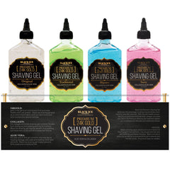 Black Ice Signature Series Premium 24K Gold Shaving Gel Bundle