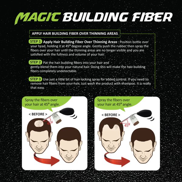 Black Ice Building Fiber Spray Applicator