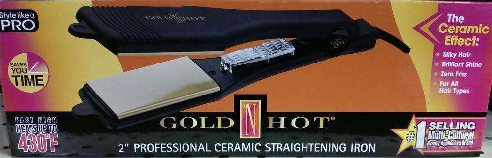 Gold ‘N Hot Ceramic Straightening Iron 2"