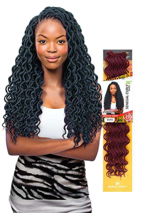 Magic Gold Senegal Curly Braid 20"