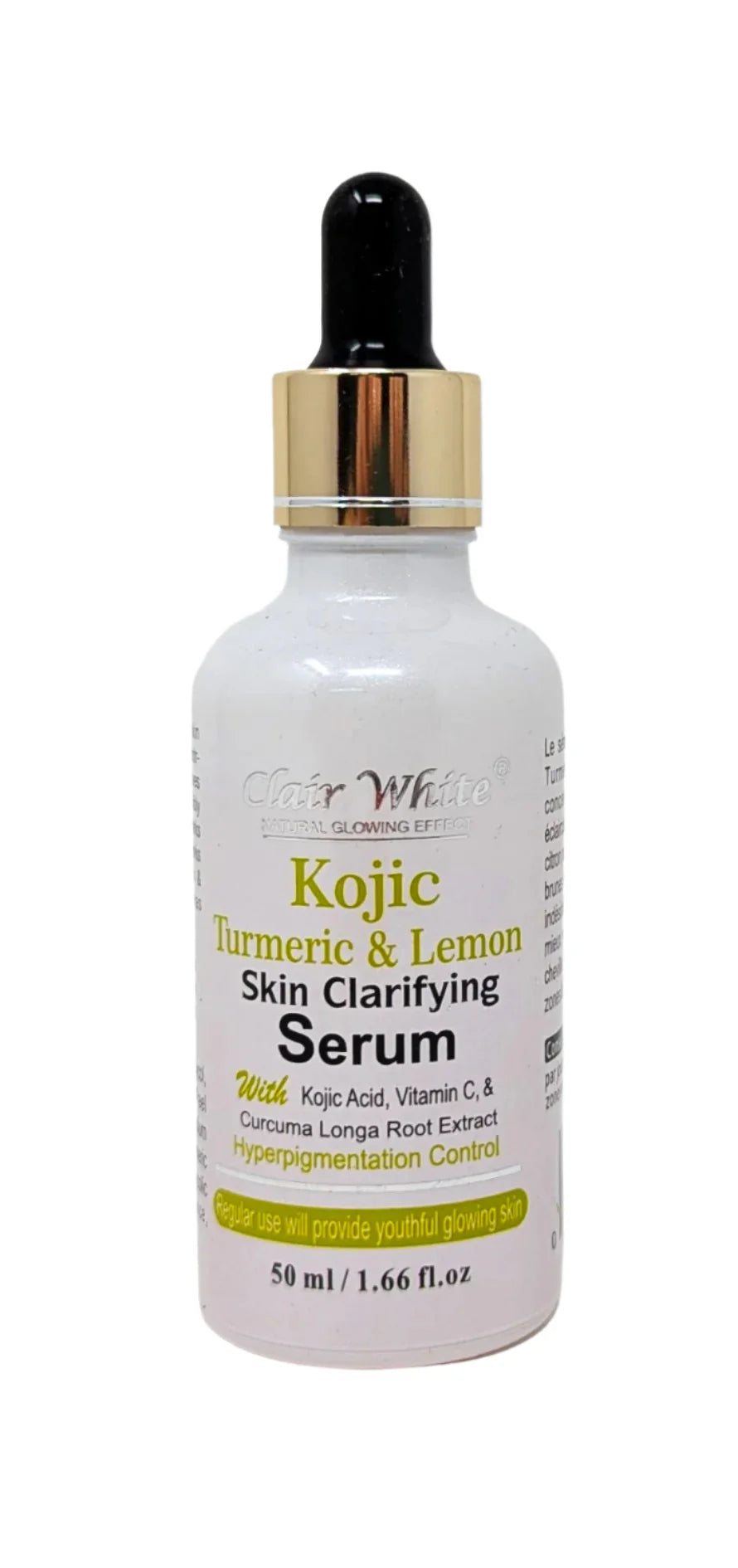 Clair White CLAIR WHITE® KOJIC Curcuma et Citron SÉRUM Clarifiant - Authentic Skincare Treatment