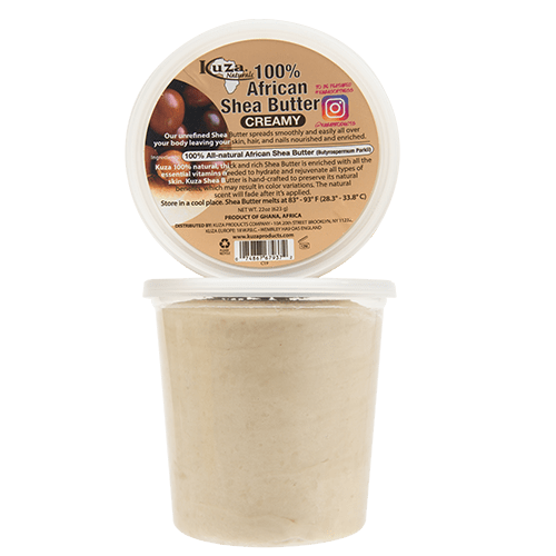 Kuza 100% Pure African Shea Butter White Creamy - 67oz