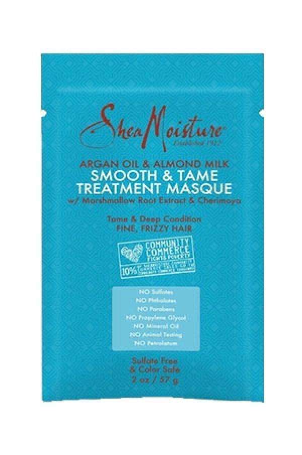 Shea Moisture Argan Oil & Almond Milk Smooth & Tame Treatment Masque Packette