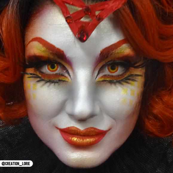 PRIMAL ® Sith - Red & Yellow Colored contact lenses