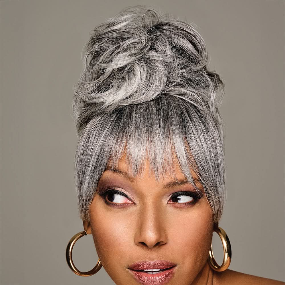 SLEEK STYLE BUN &amp; BANGS