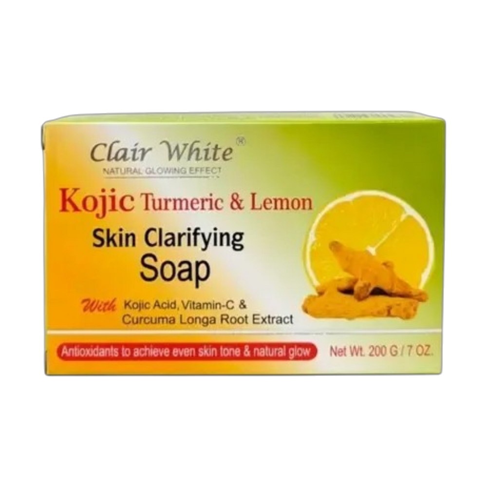 Clair White CLAIR WHITE® KOJIC Curcuma & Citron SAVON Clarifiant - Authentic Skincare Treatment