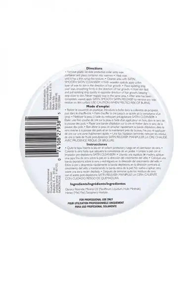 Satin Smooth Honey Wax w/ Vitamin E