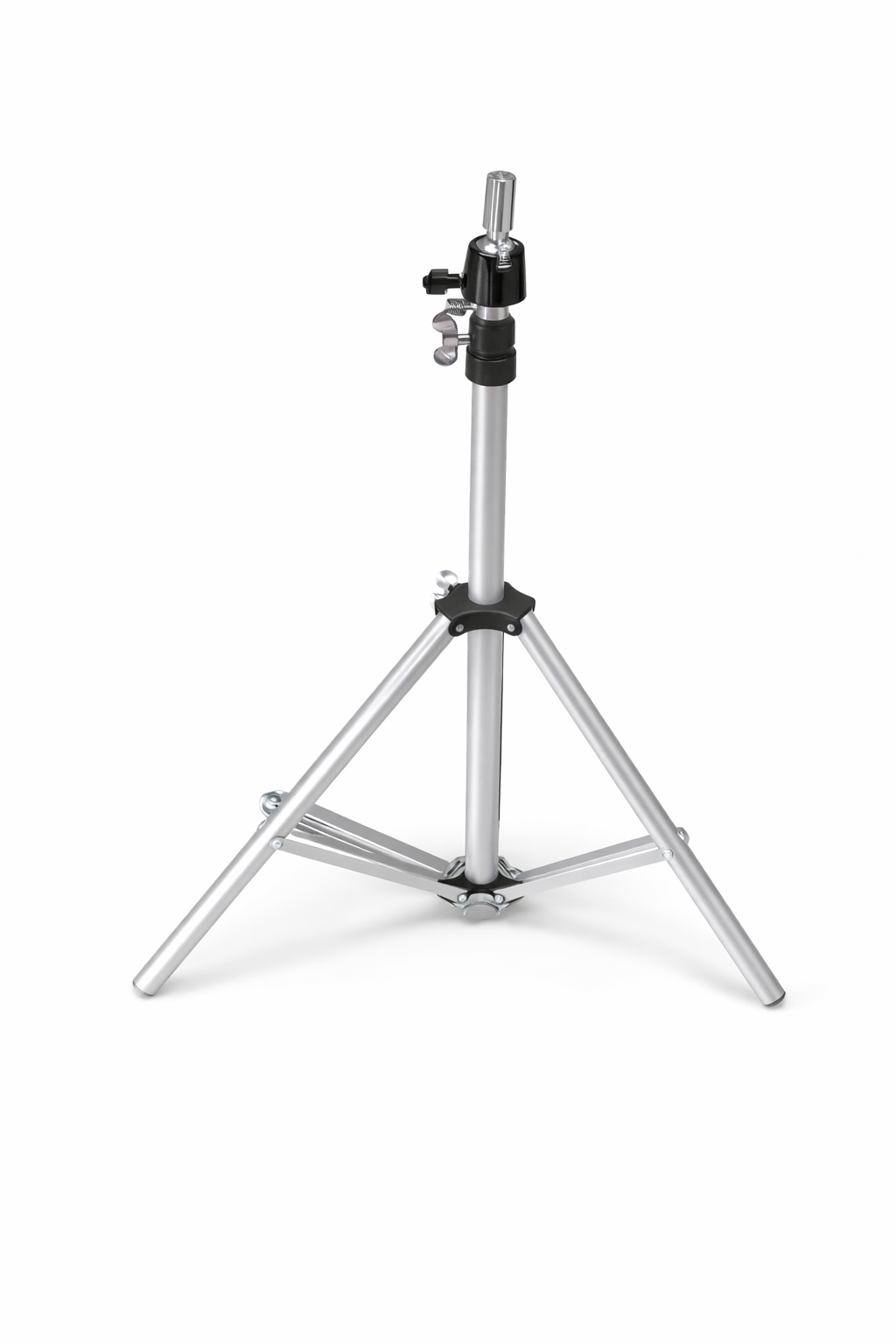 Stainless Steel Adjustable Wig Stand Tripod (0.5â€“5 ft) â€“ Mannequin Head Stand for Wig Display & Styling