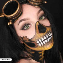 PRIMAL® Steampunk - Gold Cosplay Colored contact lenses