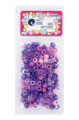 Tara Hair Beads - #72675 Purple Tone Mix Small