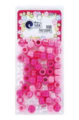 Tara Large Hair Beads - Pink Tone Mix #7915