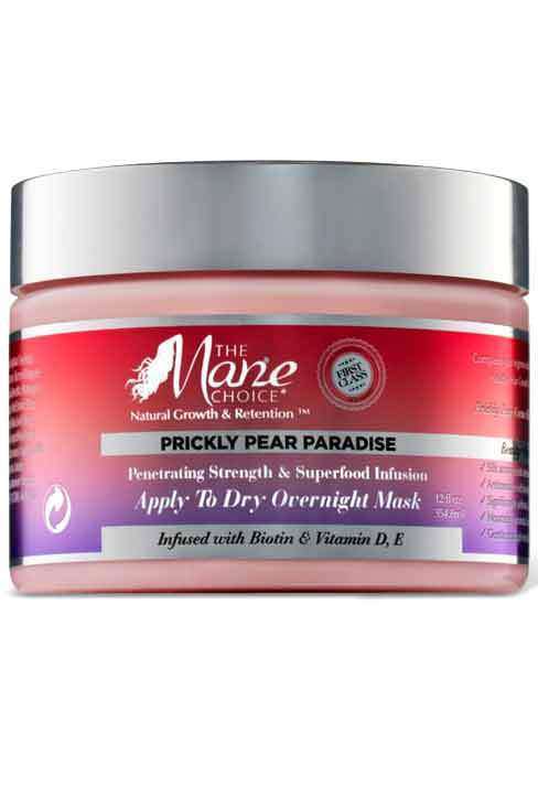 The Mane Choice Prickly Pear Paradise Apply To Dry Overnight Mask