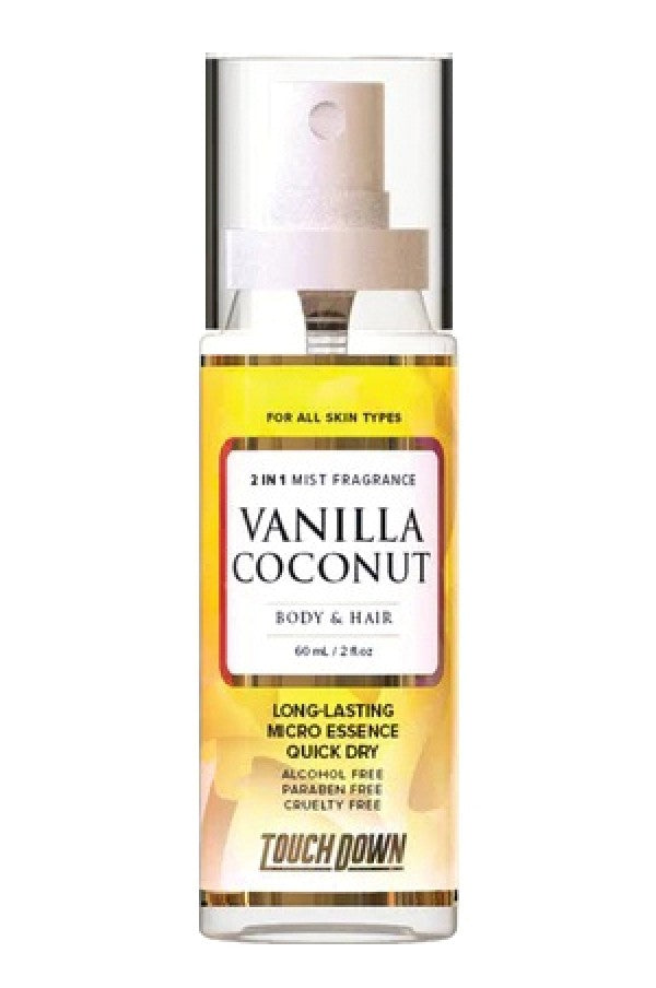 Touch Down 2-in-1 Body & Hair Mist Fragrance - Vanilla Coconut