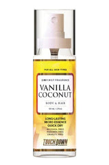 Touch Down 2-in-1 Body & Hair Mist Fragrance - Vanilla Coconut