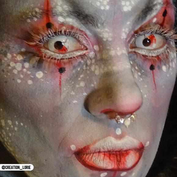 PRIMAL ® Undead  - White Colored contact lenses