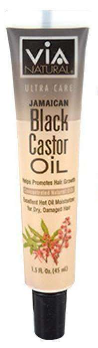 Via Natural Jamaican Black Castor Hot Oil Treatment