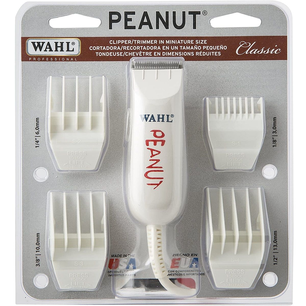 WAHL Classic Peanut Clipper / Trimmer - White