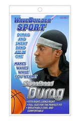 WaveBuilder Sweatband Du Rag #196 Black