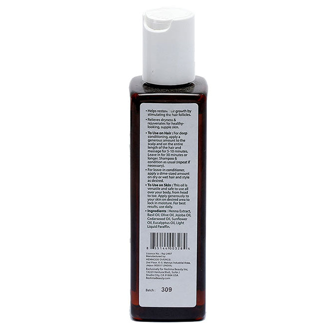 Reshma RESTORE Henna Infused Oil For Thinning Hair & Tired Skin