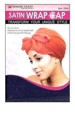Magic Gold Satin Wrap Cap #0905